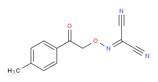 (2-oxo-2-(p-tolyl)ethoxy)carbonimidoyl dicyanide