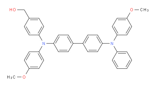 (4-((4-methoxyphenyl)(4'-((4-methoxyphenyl)(phenyl)amino)-[1,1'-biphenyl]-4-yl)amino)phenyl)methanol