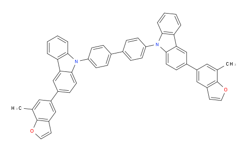 4,4'-bis(3-(7-methylbenzofuran-5-yl)-9H-carbazol-9-yl)-1,1'-biphenyl