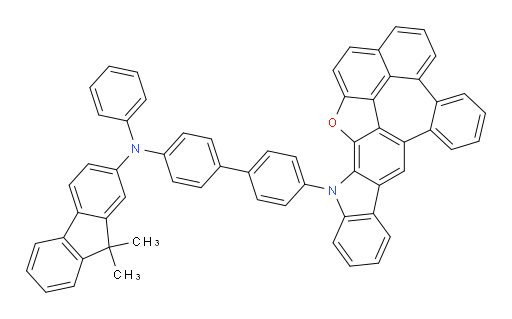 N-(4'-(13H-14-oxa-13-azabenzo[6,7]naphtho[2',1',8':3,4,5]azuleno[1,8-ab]fluoren-13-yl)-[1,1'-biphenyl]-4-yl)-9,9-dimethyl-N-phenyl-9H-fluoren-2-amine