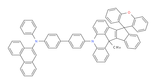 N-(4'-(13c-methylspiro[benzo[4,5]pentaleno[1,2,3-kl]acridine-9,9'-xanthene]-5(13cH)-yl)-[1,1'-biphenyl]-4-yl)-N-phenylphenanthren-9-amine