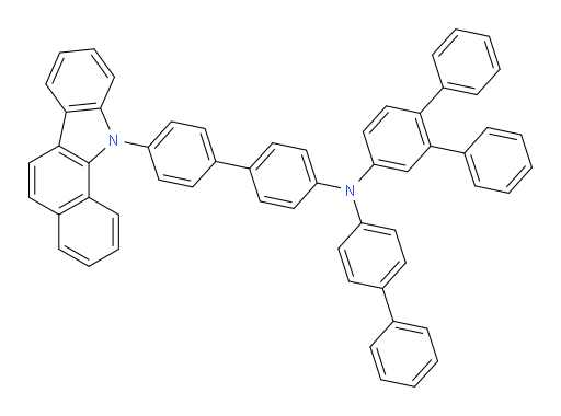 N-(4'-(11H-benzo[a]carbazol-11-yl)-[1,1'-biphenyl]-4-yl)-N-([1,1'-biphenyl]-4-yl)-[1,1':2',1''-terphenyl]-4'-amine