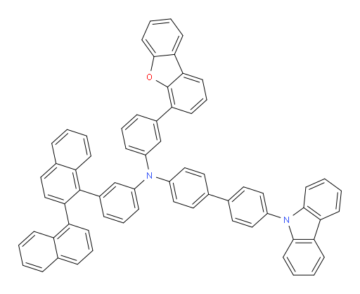 N-(3-([1,2'-binaphthalen]-1'-yl)phenyl)-4'-(9H-carbazol-9-yl)-N-(3-(dibenzo[b,d]furan-4-yl)phenyl)-[1,1'-biphenyl]-4-amine