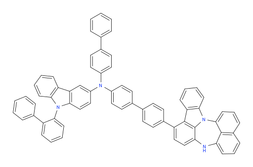 N-(4'-(4H-naphtho[1',8':5,6,7][1,4]diazepino[3,2,1-jk]carbazol-7-yl)-[1,1'-biphenyl]-4-yl)-9-([1,1'-biphenyl]-2-yl)-N-([1,1'-biphenyl]-4-yl)-9H-carbazol-3-amine