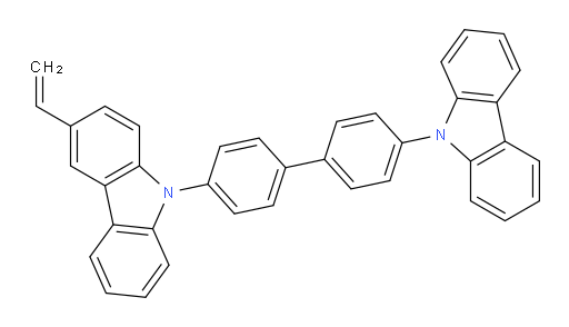 9-(4'-(9H-carbazol-9-yl)-[1,1'-biphenyl]-4-yl)-3-vinyl-9H-carbazole