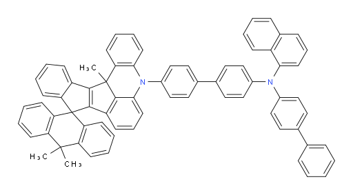 N-([1,1'-biphenyl]-4-yl)-N-(4'-(10,10,13c'-trimethyl-10H-spiro[anthracene-9,9'-benzo[4,5]pentaleno[1,2,3-kl]acridine]-5'(13c'H)-yl)-[1,1'-biphenyl]-4-yl)naphthalen-1-amine