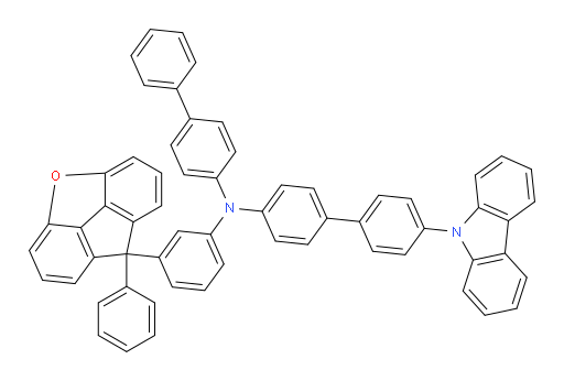 N-([1,1'-biphenyl]-4-yl)-4'-(9H-carbazol-9-yl)-N-(3-(8-phenyl-8H-fluoreno[4,5-bcd]furan-8-yl)phenyl)-[1,1'-biphenyl]-4-amine