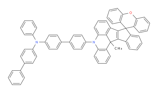 N-([1,1'-biphenyl]-4-yl)-4'-(13c-methylspiro[benzo[4,5]pentaleno[1,2,3-kl]acridine-9,9'-xanthene]-5(13cH)-yl)-N-phenyl-[1,1'-biphenyl]-4-amine