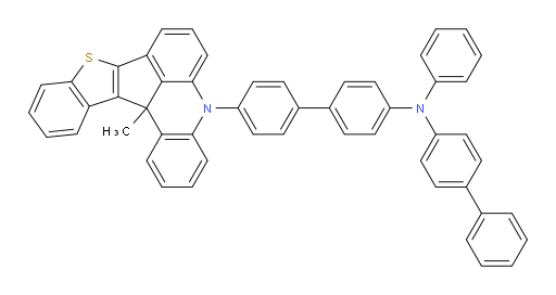 N-([1,1'-biphenyl]-4-yl)-4'-(13c-methylbenzo[4',5']thieno[3',2':4,5]cyclopenta[1,2,3-kl]acridin-5(13cH)-yl)-N-phenyl-[1,1'-biphenyl]-4-amine