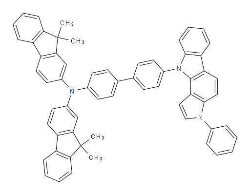 N-(9,9-dimethyl-9H-fluoren-2-yl)-9,9-dimethyl-N-(4'-(3-phenylpyrrolo[3,2-a]carbazol-10(3H)-yl)-[1,1'-biphenyl]-4-yl)-9H-fluoren-2-amine