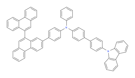 N-(4-([9,9'-biphenanthren]-7-yl)phenyl)-4'-(9H-carbazol-9-yl)-N-phenyl-[1,1'-biphenyl]-4-amine