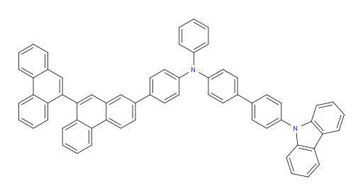 N-(4-([9,9'-biphenanthren]-2-yl)phenyl)-4'-(9H-carbazol-9-yl)-N-phenyl-[1,1'-biphenyl]-4-amine