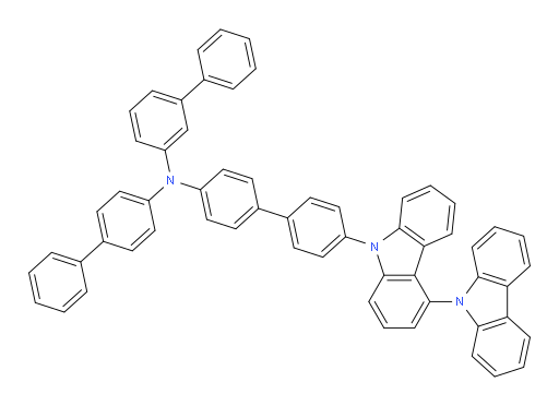 N-(4'-(9H-[4,9'-bicarbazol]-9-yl)-[1,1'-biphenyl]-4-yl)-N-([1,1'-biphenyl]-4-yl)-[1,1'-biphenyl]-3-amine
