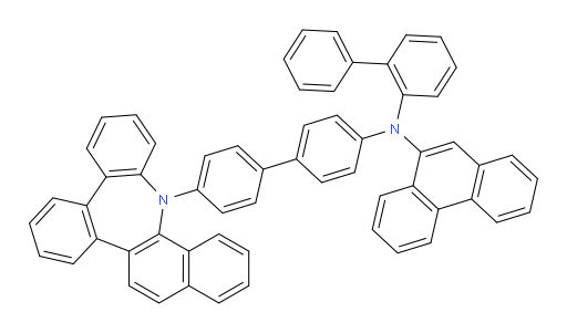 N-(4'-(9H-dibenzo[b,d]naphtho[2,1-f]azepin-9-yl)-[1,1'-biphenyl]-4-yl)-N-([1,1'-biphenyl]-2-yl)phenanthren-9-amine