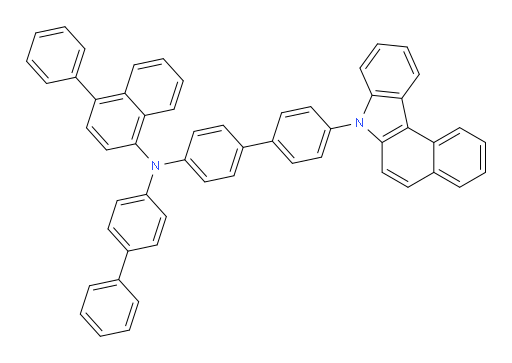N-(4'-(7H-benzo[c]carbazol-7-yl)-[1,1'-biphenyl]-4-yl)-N-([1,1'-biphenyl]-4-yl)-4-phenylnaphthalen-1-amine