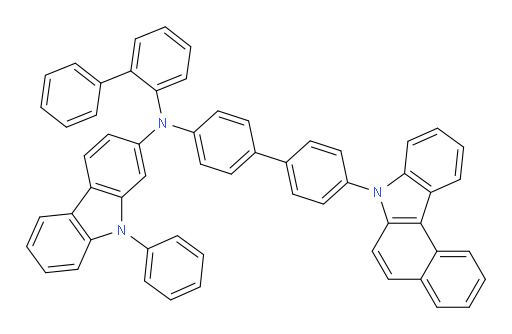 N-(4'-(7H-benzo[c]carbazol-7-yl)-[1,1'-biphenyl]-4-yl)-N-([1,1'-biphenyl]-2-yl)-9-phenyl-9H-carbazol-2-amine