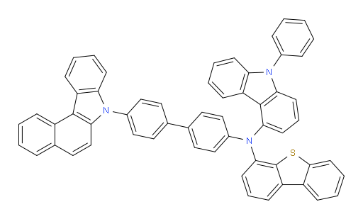 N-(4'-(7H-benzo[c]carbazol-7-yl)-[1,1'-biphenyl]-4-yl)-N-(dibenzo[b,d]thiophen-4-yl)-9-phenyl-9H-carbazol-4-amine