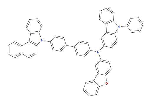 N-(4'-(7H-benzo[c]carbazol-7-yl)-[1,1'-biphenyl]-4-yl)-N-(dibenzo[b,d]furan-2-yl)-9-phenyl-9H-carbazol-3-amine