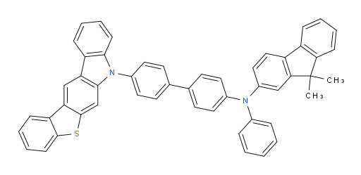 N-(4'-(7H-benzo[4,5]thieno[2,3-b]carbazol-7-yl)-[1,1'-biphenyl]-4-yl)-9,9-dimethyl-N-phenyl-9H-fluoren-2-amine