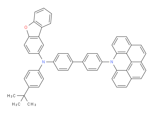 N-(4'-(6H-naphtho[2,1,8,7-klmn]acridin-6-yl)-[1,1'-biphenyl]-4-yl)-N-(4-(tert-butyl)phenyl)dibenzo[b,d]furan-2-amine