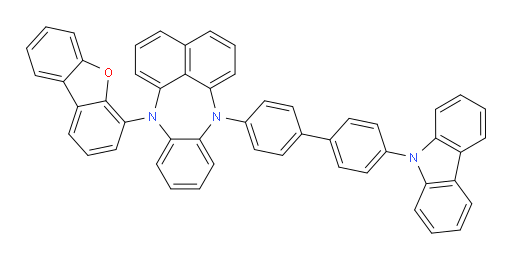 7-(4'-(9H-carbazol-9-yl)-[1,1'-biphenyl]-4-yl)-12-(dibenzo[b,d]furan-4-yl)-7,12-dihydrobenzo[b]naphtho[1,8-ef][1,4]diazepine