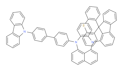 7-(4'-(9H-carbazol-9-yl)-[1,1'-biphenyl]-4-yl)-12-(spiro[fluorene-9,9'-thioxanthen]-1-yl)-7,12-dihydrobenzo[b]naphtho[1,8-ef][1,4]diazepine