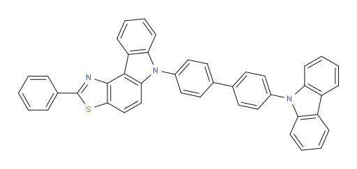 6-(4'-(9H-carbazol-9-yl)-[1,1'-biphenyl]-4-yl)-2-phenyl-6H-thiazolo[5,4-c]carbazole