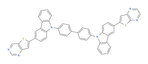 6-(9-(4'-(3-(thieno[2,3-b]pyrazin-6-yl)-9H-carbazol-9-yl)-[1,1'-biphenyl]-4-yl)-9H-carbazol-3-yl)thieno[3,2-d]pyrimidine