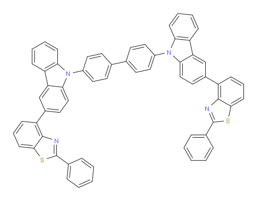 4,4'-bis(3-(2-phenylbenzo[d]thiazol-4-yl)-9H-carbazol-9-yl)-1,1'-biphenyl