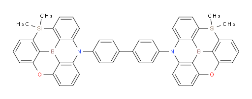 4,4'-bis(12,12-dimethyl-4-oxa-8-aza-12-sila-3a2-boradibenzo[cd,mn]pyren-8(12H)-yl)-1,1'-biphenyl