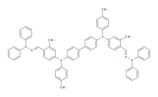 N4,N4'-bis(4-((E)-(2,2-diphenylhydrazono)methyl)-3-methylphenyl)-N4,N4'-di-p-tolyl-[1,1'-biphenyl]-4,4'-diamine