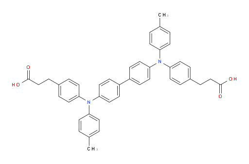 3,3'-(([1,1'-biphenyl]-4,4'-diylbis(p-tolylazanediyl))bis(4,1-phenylene))dipropanoic acid