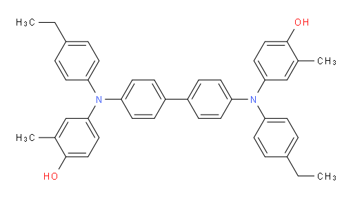 4,4'-([1,1'-biphenyl]-4,4'-diylbis((4-ethylphenyl)azanediyl))bis(2-methylphenol)