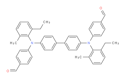 4,4'-([1,1'-biphenyl]-4,4'-diylbis((2-ethyl-6-methylphenyl)azanediyl))dibenzaldehyde