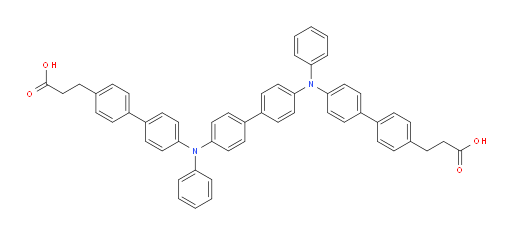 3,3'-(([1,1'-biphenyl]-4,4'-diylbis(phenylazanediyl))bis([1,1'-biphenyl]-4',4-diyl))dipropanoic acid