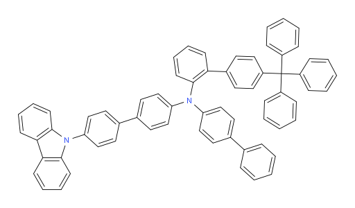 N-(4'-(9H-carbazol-9-yl)-[1,1'-biphenyl]-4-yl)-N-([1,1'-biphenyl]-4-yl)-4'-trityl-[1,1'-biphenyl]-2-amine