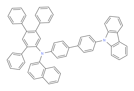 N-(4'-(9H-carbazol-9-yl)-[1,1'-biphenyl]-4-yl)-N-(5'-phenyl-[1,1':2',1''-terphenyl]-4'-yl)naphthalen-1-amine