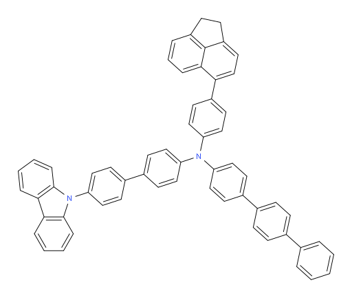 N-(4'-(9H-carbazol-9-yl)-[1,1'-biphenyl]-4-yl)-N-(4-(1,2-dihydroacenaphthylen-5-yl)phenyl)-[1,1':4',1''-terphenyl]-4-amine