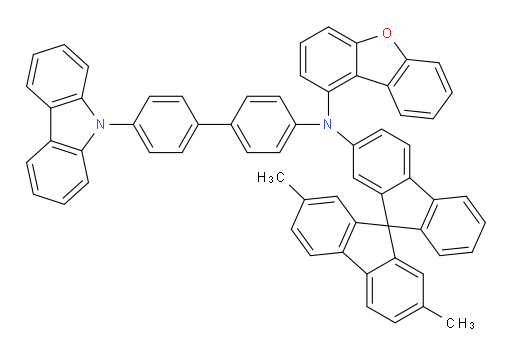 N-(4'-(9H-carbazol-9-yl)-[1,1'-biphenyl]-4-yl)-N-(2',7'-dimethyl-9,9'-spirobi[fluoren]-7-yl)dibenzo[b,d]furan-1-amine