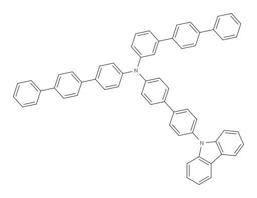 N-(4'-(9H-carbazol-9-yl)-[1,1'-biphenyl]-4-yl)-N-([1,1':4',1''-terphenyl]-4-yl)-[1,1':4',1''-terphenyl]-3-amine