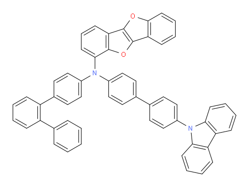 N-(4'-(9H-carbazol-9-yl)-[1,1'-biphenyl]-4-yl)-N-([1,1':2',1''-terphenyl]-4-yl)benzofuro[3,2-b]benzofuran-1-amine