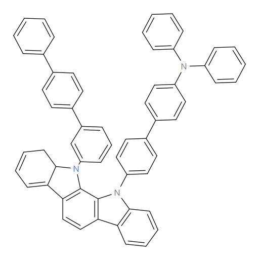 4'-(12-([1,1':4',1''-terphenyl]-3-yl)-12,12a-dihydroindolo[2,3-a]carbazol-11(1H)-yl)-N,N-diphenyl-[1,1'-biphenyl]-4-amine