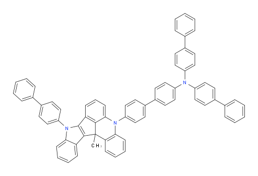 N,N-di([1,1'-biphenyl]-4-yl)-4'-(9-([1,1'-biphenyl]-4-yl)-13c-methyl-9,13c-dihydro-5H-indolo[3',2':4,5]cyclopenta[1,2,3-kl]acridin-5-yl)-[1,1'-biphenyl]-4-amine