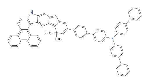 N,N-di([1,1'-biphenyl]-4-yl)-4'-(13,13-dimethyl-7,13-dihydroindeno[2,1-b]phenanthro[9,10-g]carbazol-11-yl)-[1,1'-biphenyl]-4-amine