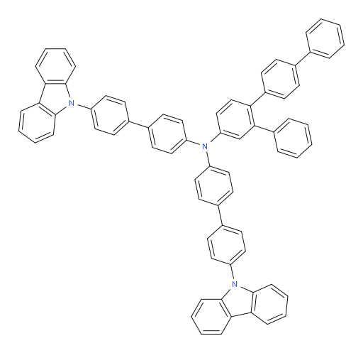 N,N-bis(4'-(9H-carbazol-9-yl)-[1,1'-biphenyl]-4-yl)-[1,1':2',1'':4'',1'''-quaterphenyl]-5'-amine