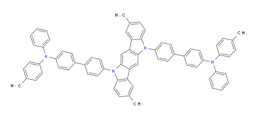 4',4'''-(2,8-dimethylindolo[3,2-b]carbazole-5,11-diyl)bis(N-phenyl-N-(p-tolyl)-[1,1'-biphenyl]-4-amine)