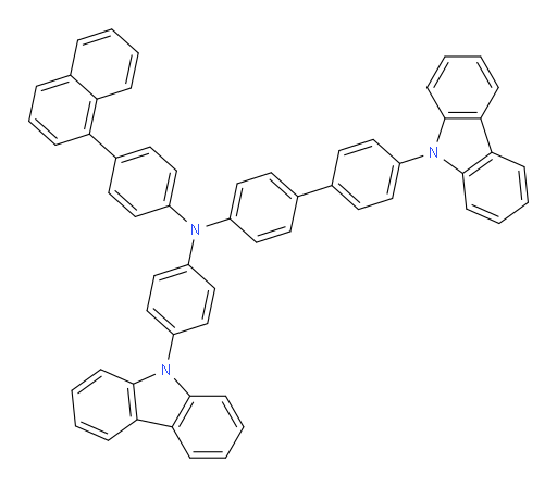 N-(4-(9H-carbazol-9-yl)phenyl)-4'-(9H-carbazol-9-yl)-N-(4-(naphthalen-1-yl)phenyl)-[1,1'-biphenyl]-4-amine