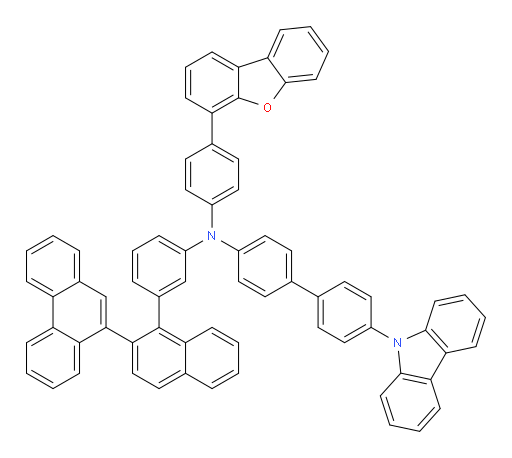 4'-(9H-carbazol-9-yl)-N-(4-(dibenzo[b,d]furan-4-yl)phenyl)-N-(3-(2-(phenanthren-9-yl)naphthalen-1-yl)phenyl)-[1,1'-biphenyl]-4-amine