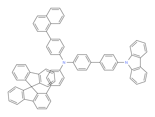 N-(4-(9,9'-spirobi[fluoren]-1-yl)phenyl)-4'-(9H-carbazol-9-yl)-N-(4-(naphthalen-1-yl)phenyl)-[1,1'-biphenyl]-4-amine