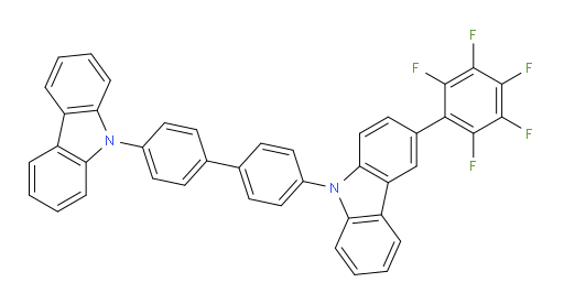 9-(4'-(9H-carbazol-9-yl)-[1,1'-biphenyl]-4-yl)-3-(perfluorophenyl)-9H-carbazole